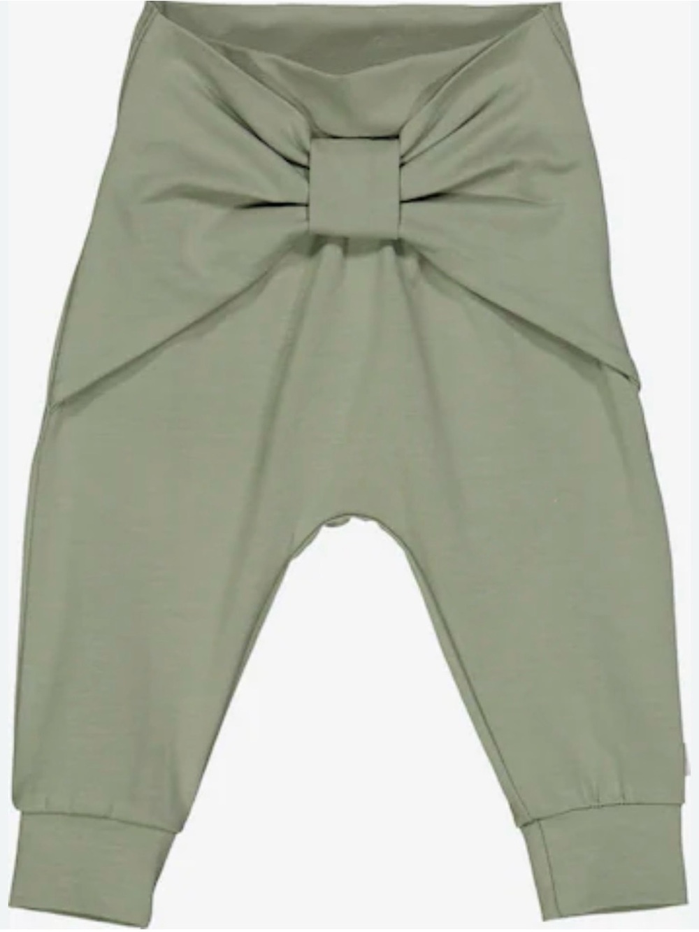NWT Musli Sage Green Bow Front Organic Pants